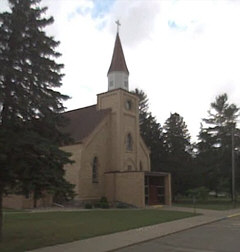 Die Kirche im US-amerikanischen Pendent zu Flensburg in Minnesota (Google Street View)